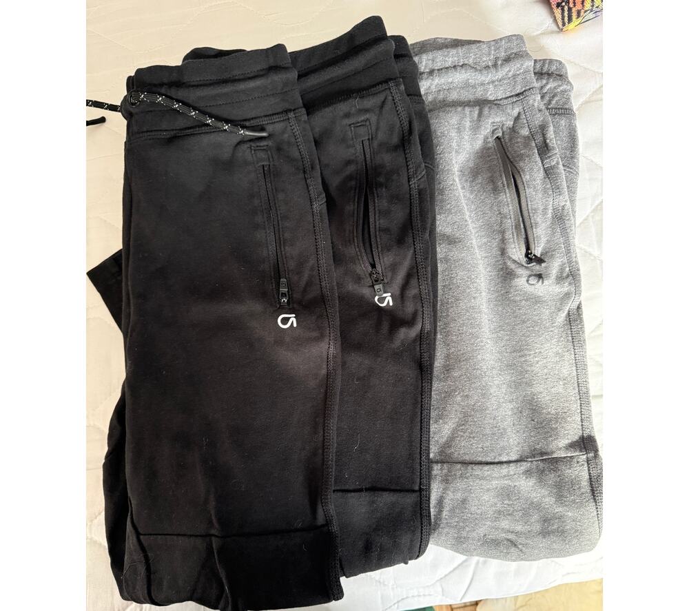 Gap grey and black jogger pants bundle size 10